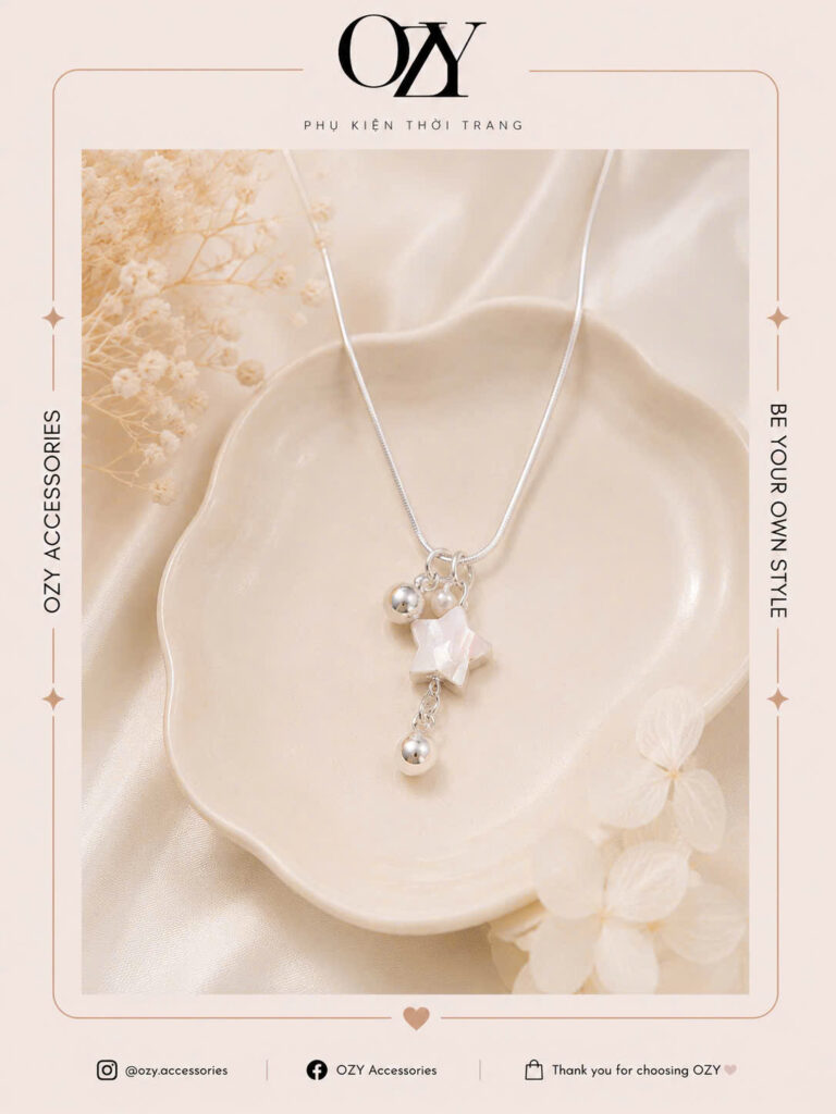 Dây Chuyền Ngôi Sao Đính Đá