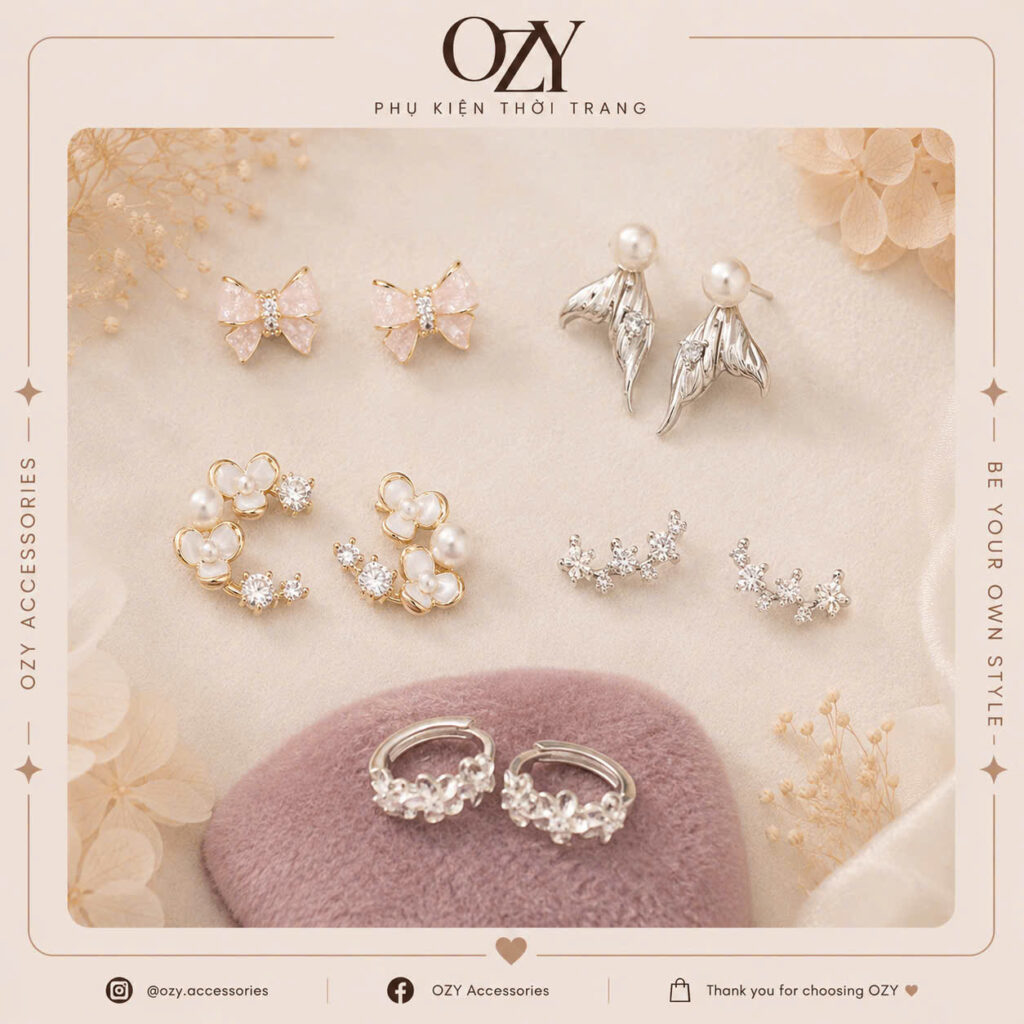 Bộ Sưu Tập Bông Tai OZY